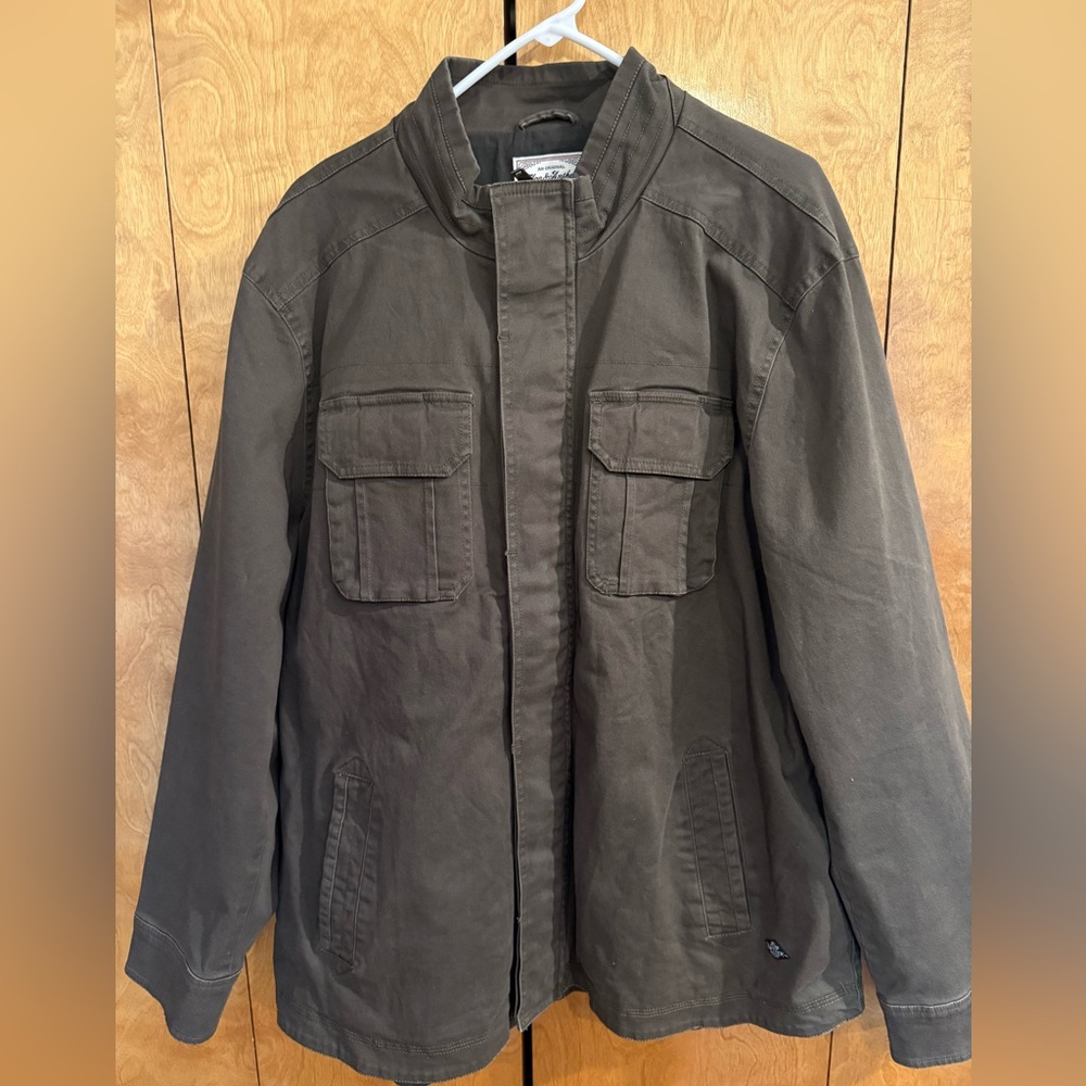 Flag and Anthem M’s heavy cotton jacket. Size XXL